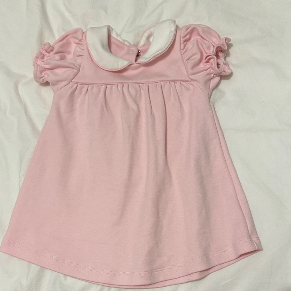 The Beaufort Bonnet Company Pink Dress with White Collar